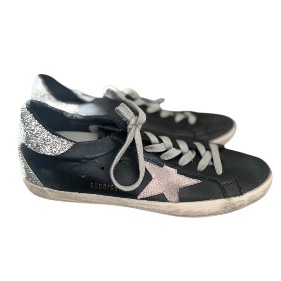 Golden Goose womens BLK Mauve Silver‎ Sneakers 8 - Picture 5 of 7